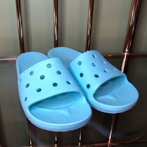 Blue Croc Slides